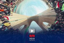 حضور حماسی مردم در راهپیمایی ۲۲ بهمن از زاویه‌ای متفاوت - هشت صبح