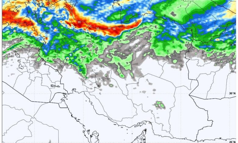 ورود سامانه بارشی به کشور از دوشنبه؛ باران و وزش باد شدید در ۱۰ استان - هشت صبح