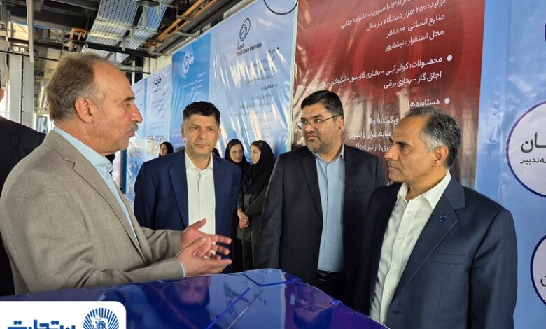 بازدید دکتر اخلاقی از شرکت «کلور ایرانیان شرق»؛ پیمان استراتژیک بانک تجارت و کلوِر با هدف جهش تولید