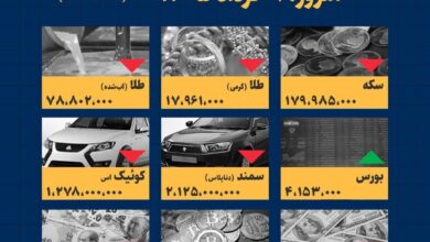 اینفوگرافیک / امروز ۹ خرداد قیمت‌ها چقدر است؟