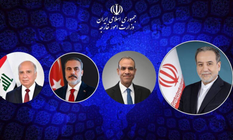 گفت‌وگوی تلفنی وزیر خارجه ایران با همتایان ترکیه، عراق و مصر/ قدردانی عراقچی از مواضع و نقش این سه کشور در حمایت از برقراری آتش‌بس، کاهش تنش‌ها و تلاش‌های دیپلماتیک