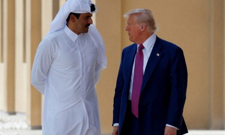 امیر قطر در دیدار با ترامپ: توافق ایران و آمریکا بسیار مهم است؛ همچنان کارهایی باید در این مورد انجام شود/ اگر این تلاشها را ادامه دهیم، برای منطقه و ایران بسیار خوب خواهد بود