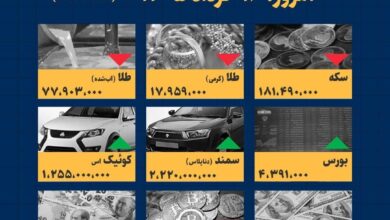 اینفوگرافیک / امروز ۱۶ خرداد قیمت‌ها چقدر است؟