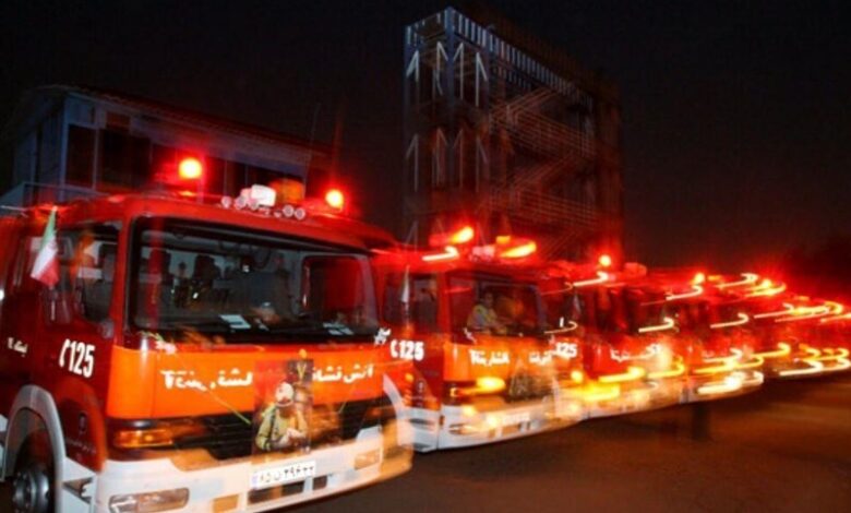 آتش‌نشانی تهران: نقاط شهری هدف قرار نگرفته است