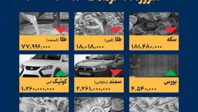 اینفوگرافیک / امروز ۱۹ خرداد قیمت‌ها چقدر است؟