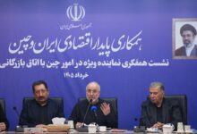 نشست همفکری قالیباف، نماینده ویژه در امور چین با فعالان اتاق بازرگانی ایران