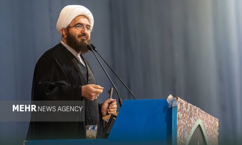 حجت الاسلام حاج علی اکبری: غدیر اسم رمز سعادت جمعی بشر است - هشت صبح