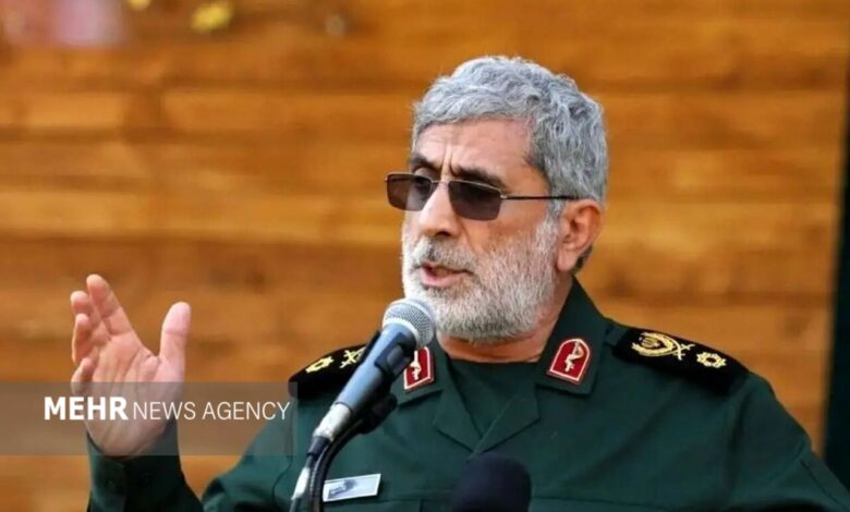 سردار قاآنی: از تنگه هرمز تا دریای سرخ کمربند امنیتی جدید مقاومت است - هشت صبح