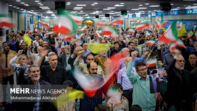 مراسم اولین سالگرد شهدای اقتدار ایران