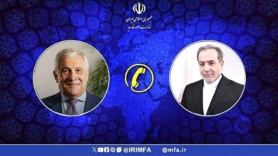 گفتگوی تلفنی وزرای امور خارجه جمهوری اسلامی ایران و ایتالیا - هشت صبح
