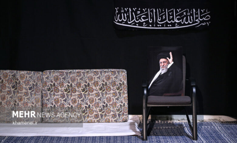 مراسم عزاداری ماه محرم در جوار محل عروج ملکوتی قائد شهید - هشت صبح