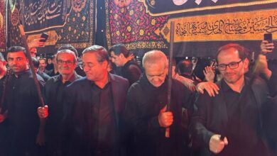 حضور پزشکیان در مراسم شام غریبان حضرت اباعبدالله الحسین (ع) در ارومیه - هشت صبح