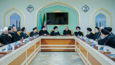 رئیس‌جمهور در مسجد مقدس جمکران با تولیت این آستان دیدار کرد - هشت صبح