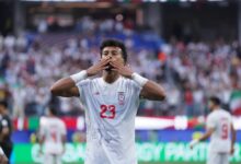 رامین رضاییان بهترین بازیکن ایران و مصر