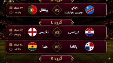 برنامه روز هفتم جام جهانی ۲۰۲۶/ جام پایانی رونالدو و مودریچ
