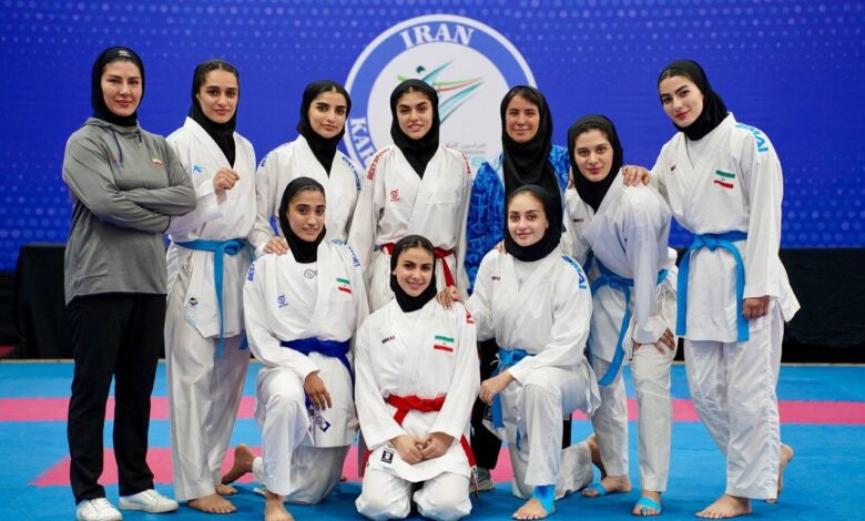قهرمانی برادران نعمتی و کومیته تیمی بانوان در کاراته آسیا/ تیم مردان نقره گرفت