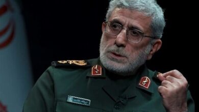 سردار قاآنی: پیروزی مقاومت عظیم حزب الله قهرمان بر پست‌فطرتان صهیونیست در راه است