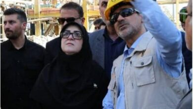 بازدید سخنگوی دولت از فجر انرژی؛ تأکید بر حمایت کامل دولت از بازسازی و تقدیر از فرماندهی میدان