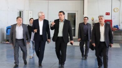 بازدید اعضای هیأت‌ عامل بانک ملی ایران از واحدهای صنعتی استان قزوین؛ تاکید بر حمایت از بخش تولید