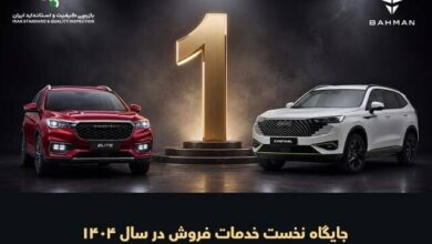 بهمن‌موتور در جایگاه نخست خدمات فروش خودروهای سواری ایستاد - هشت صبح