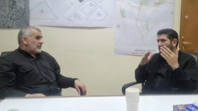 حضور نیکزاد در مصلی تهران برای بررسی تمهیدات مراسم وداع با رهبر شهید
