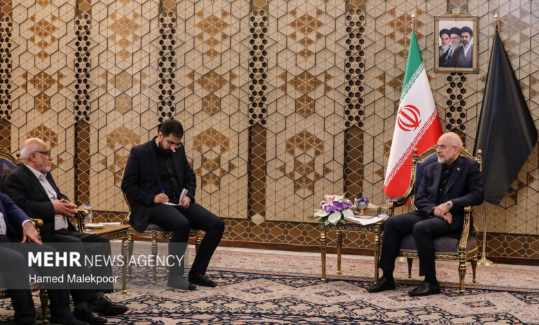 عضو ارشد جنبش امل لبنان با قالیباف دیدار کرد - هشت صبح