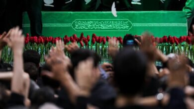 مراسم وداع با پیکر رهبر شهید انقلاب در محل شهادت +فیلم - هشت صبح