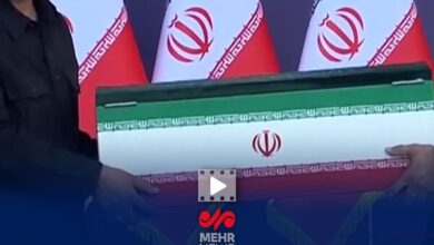 اقامه نماز بر پیکر شهید زهرا محمدی گلپایگانی نوه خردسال رهبر شهید