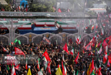 مراسم تشییع پیکر مطهر رهبر شهید انقلاب در تهران - ۱ - هشت صبح