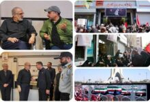 حضور مدیرعامل و کارکنان بانک مسکن در مراسم تشییع قائد شهید امت - هشت صبح