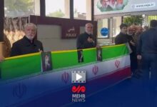 استقبال از مردم در راه آهن مشهد برای مراسم تشییع پیکر رهبر شهید - هشت صبح