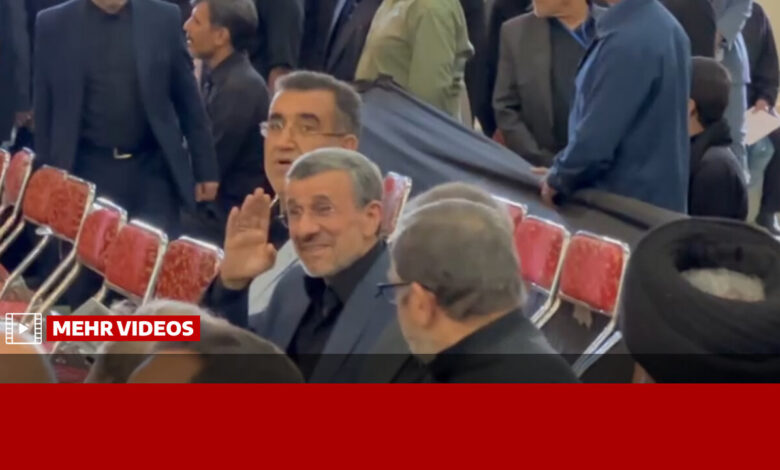 حضور محمود احمدی نژاد در مراسم گرامیداشت رهبر شهید انقلاب - هشت صبح