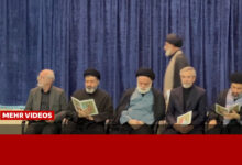 حضور فرزندان رهبر شهید انقلاب در مراسم گرامیداشت قائد شهید امت - هشت صبح
