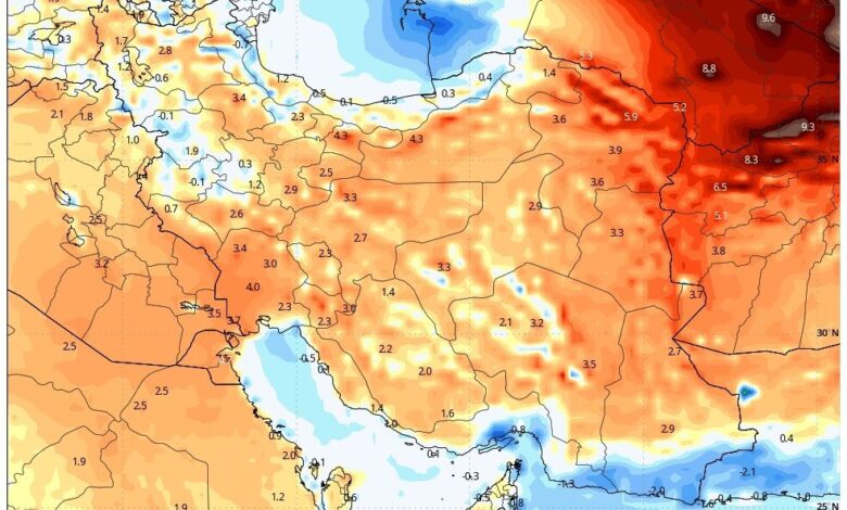 صدور هشدار قرمز هواشناسی برای ۲ استان؛ دمای هوا به ۵۰ درجه میرسد - هشت صبح