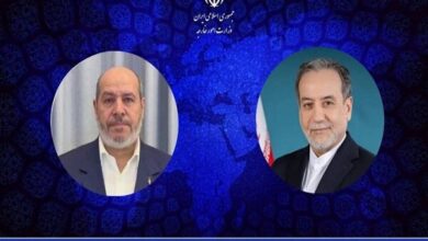 پیام تبریک عراقچی به رئیس جدید دفتر سیاسی حماس - هشت صبح