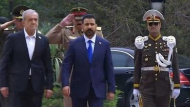 استقبال رسمی پزشکیان از نخست‌ وزیر عراق - هشت صبح