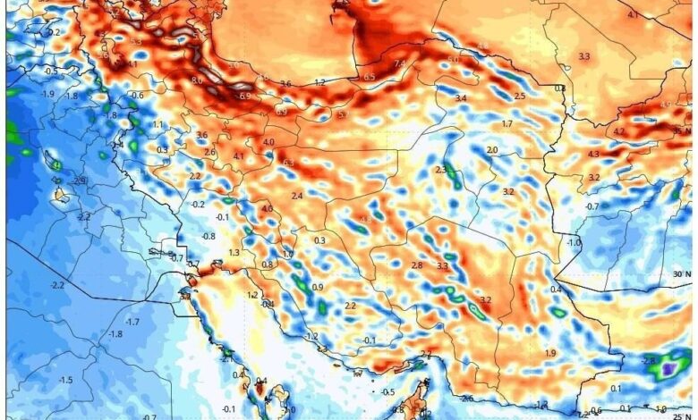 هشدار وقوع بارش‌های سیل‌آسا در ۴ استان؛ افزایش دمای کردستان تا ۴۷ درجه - هشت صبح