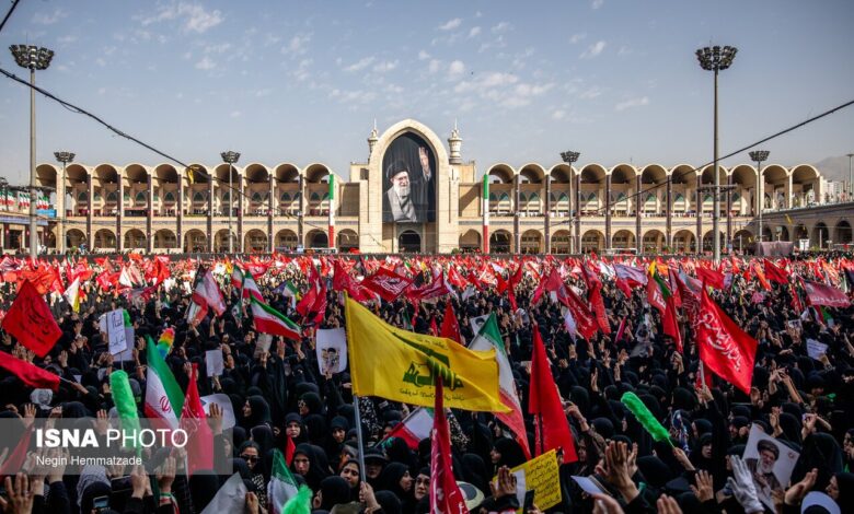 اظهارات اهالی ورزش در مراسم بدرقه رهبر شهید