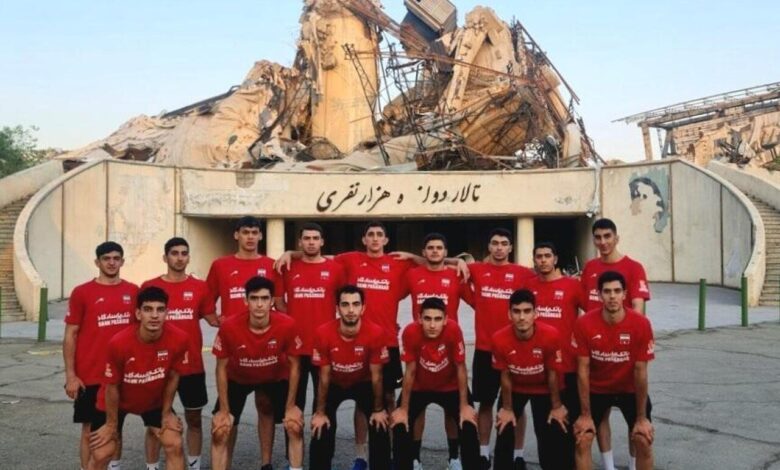اعلام والیبالیست‌های نوجوان اعزامی به قهرمانی آسیا