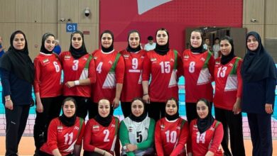 برتری بانوان والیبال نشسته ایران برابر قهرمان آفریقا