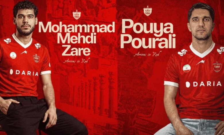 زارع و پورعلی رسما به پرسپولیس پیوستند