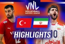 خلاصه بازی والیبال ایران و ترکیه