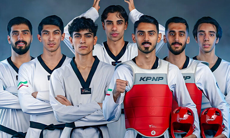 کسب ۷ مدال تیم تکواندوی مردان ایران در مسابقات کره جنوبی
