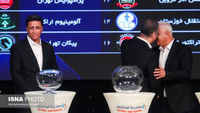 برنامه و زمان دیدارهای ۳ هفته ابتدایی لیگ برتر فوتبال