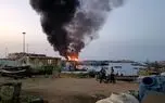 نابود شدن ۱۰۰ شناور غیرنظامی در حمله آمریکا به بندر جاسک