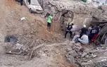 عملیات جستجو برای نجات افراد در زیر آوار در قشم