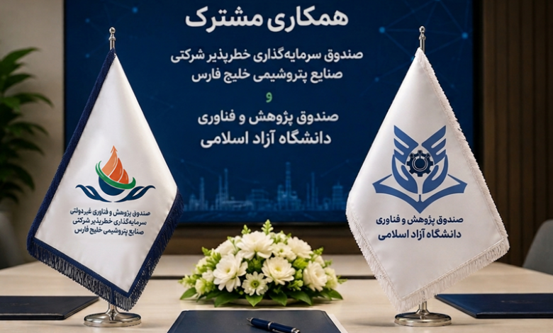 همکاری مشترک صندوق سرمایهگذاری خطرپذیر شرکتی صنایع پتروشیمی خلیج فارس و صندوق پژوهش و فناوری دانشگاه آزاد
