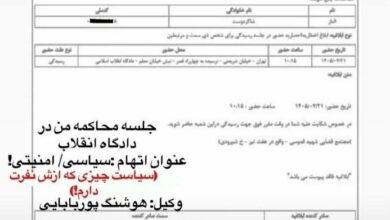 الناز شاکردوست از احضار خود به دادگاه انقلاب در پی اتهام «سیاسی» خبر داد