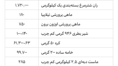 هر کیلوگرم گوشت مرغ ۳۲۰ هزار تومان شد