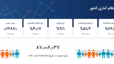 جمعیت ایران از ۸۷ میلیون نفر عبور کرد/ ۱۲۸ هزار تولد تا رسیدن به پیش‌بینی امسال